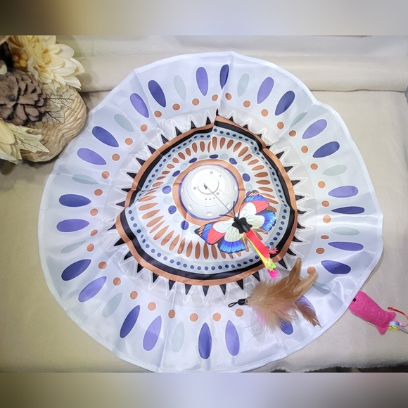 Potaroma 3 In 1 Hide and Seek Butterfly Cat Toy EUC - Picture 3 of 14